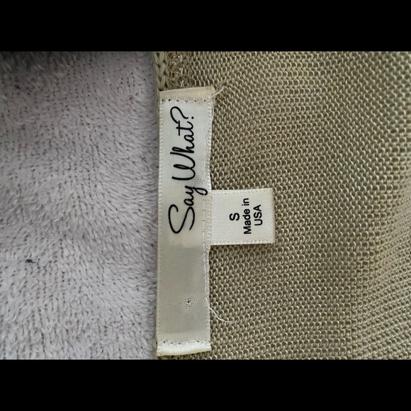 Tan Open Cardigan Size Small - Picture 5 of 6